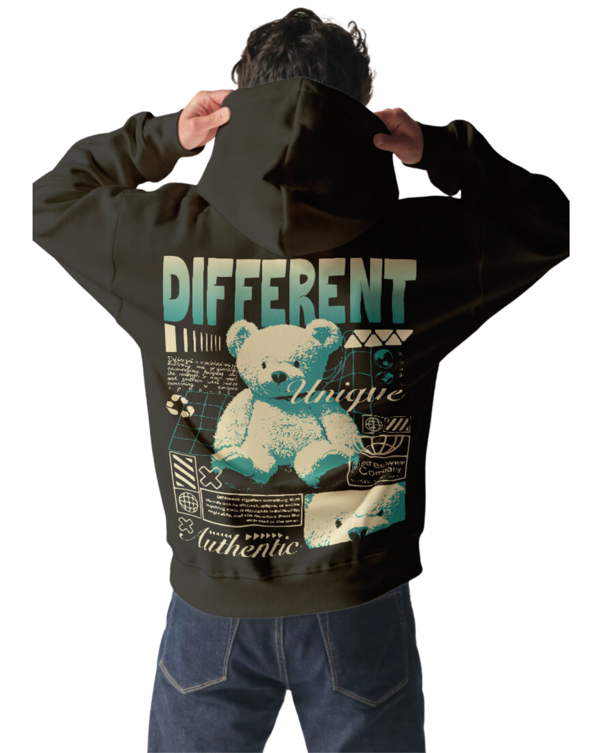 DIFFERENT OVERSIZED HOODIE